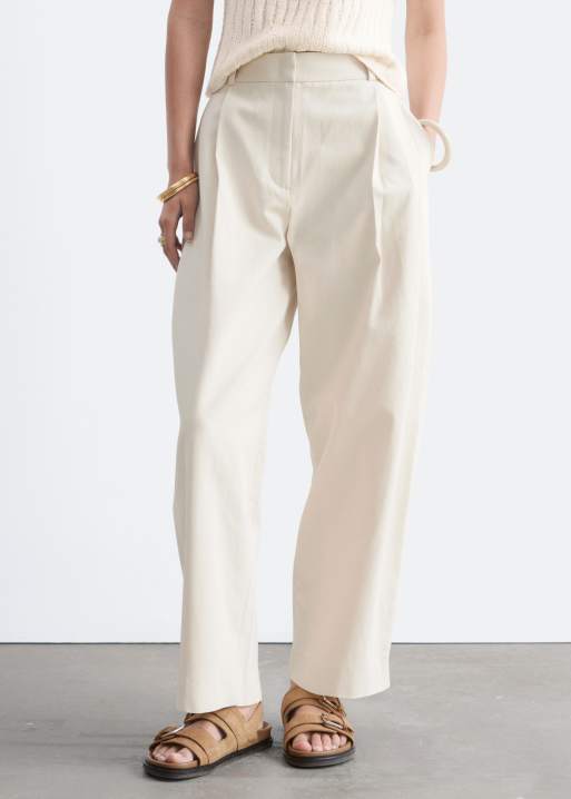 & Other Stories balloon trouser in off white , 4 of 4