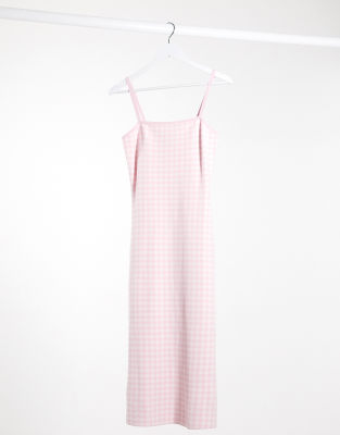 baby pink gingham dress