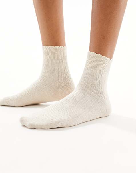 & Other Stories - Beige ankelsokker med glimmer - view 1