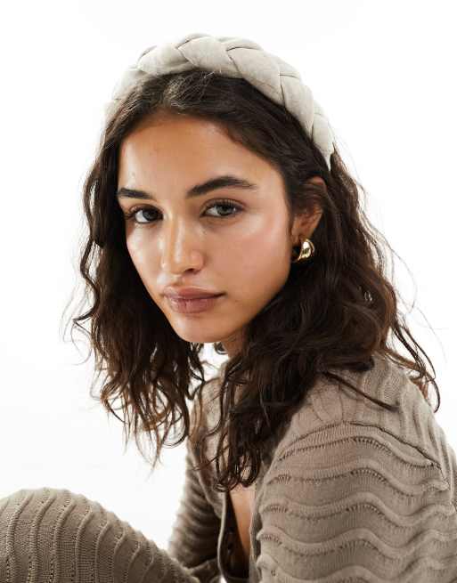 & Other Stories – Beige hårband i linneblandning med knutar