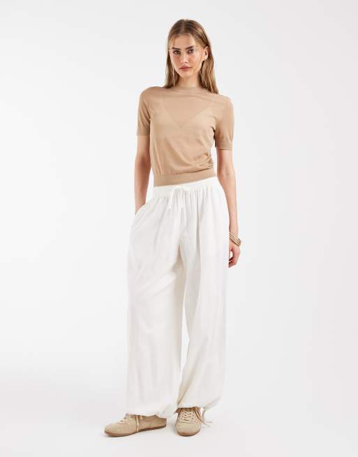 & Other Stories – Beige, skir, stickad topp i lätt material, 2 av 4