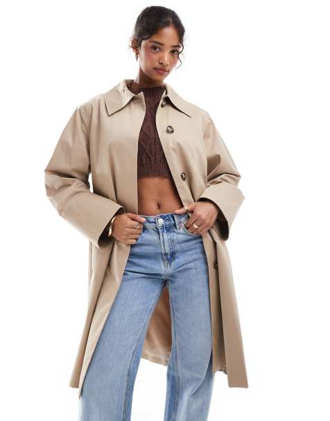 & Other Stories – Beige, slät trenchcoat - view 1