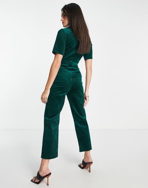 Green cord sale jumpsuit