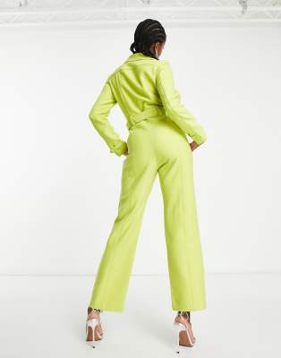 Lime green and store black jumpsuit