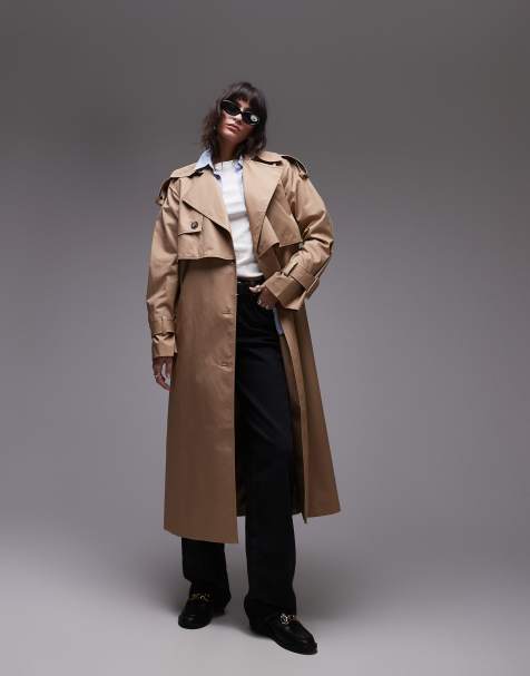 & Other Stories belted midaxi trench coat in beige - view 1