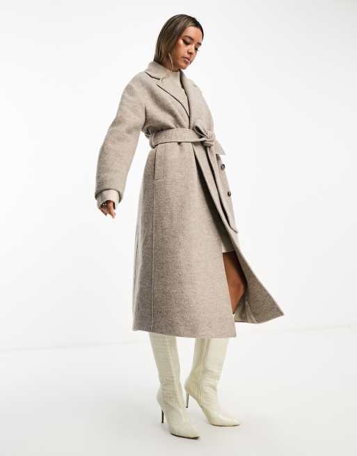 Other stories belted store wool blend coat