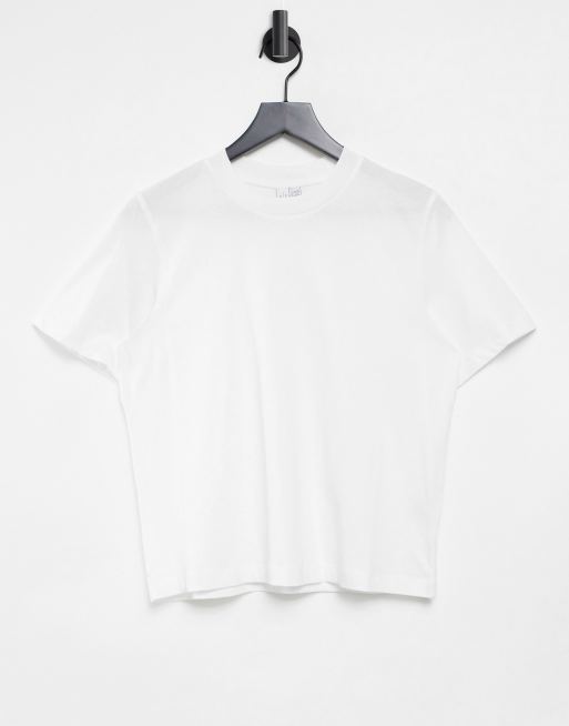 & Other Stories – Biały bawełniany T-shirt – WHITE