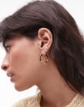 [Other Stories] & Other Stories big drop stud earrings in gold No Size GOLD