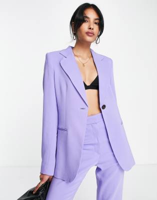 & Other Stories blazer in lilac (part of a set)
