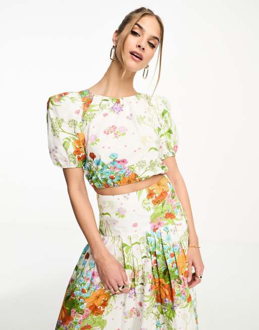 Kansen Iedereen Dan & Other Stories - Co-ord set met blouse en rok | ASOS