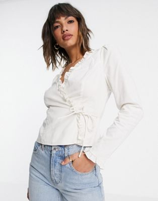 Chemises et blouses & Other Stories - Blouse taille nouée - Blanc