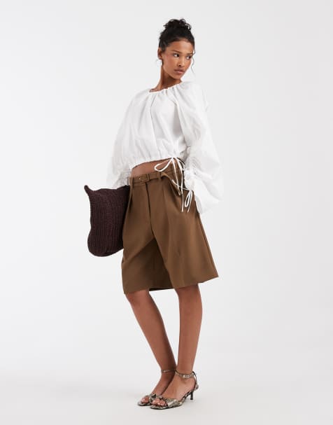 & Other Stories - Blusa bianco sporco con maniche arricciate - view 1
