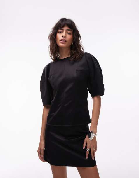 & Other Stories - Blusa nera con maniche a sbuffo - view 1
