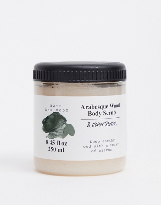 & Other Stories body scrub in Arabesque Wood