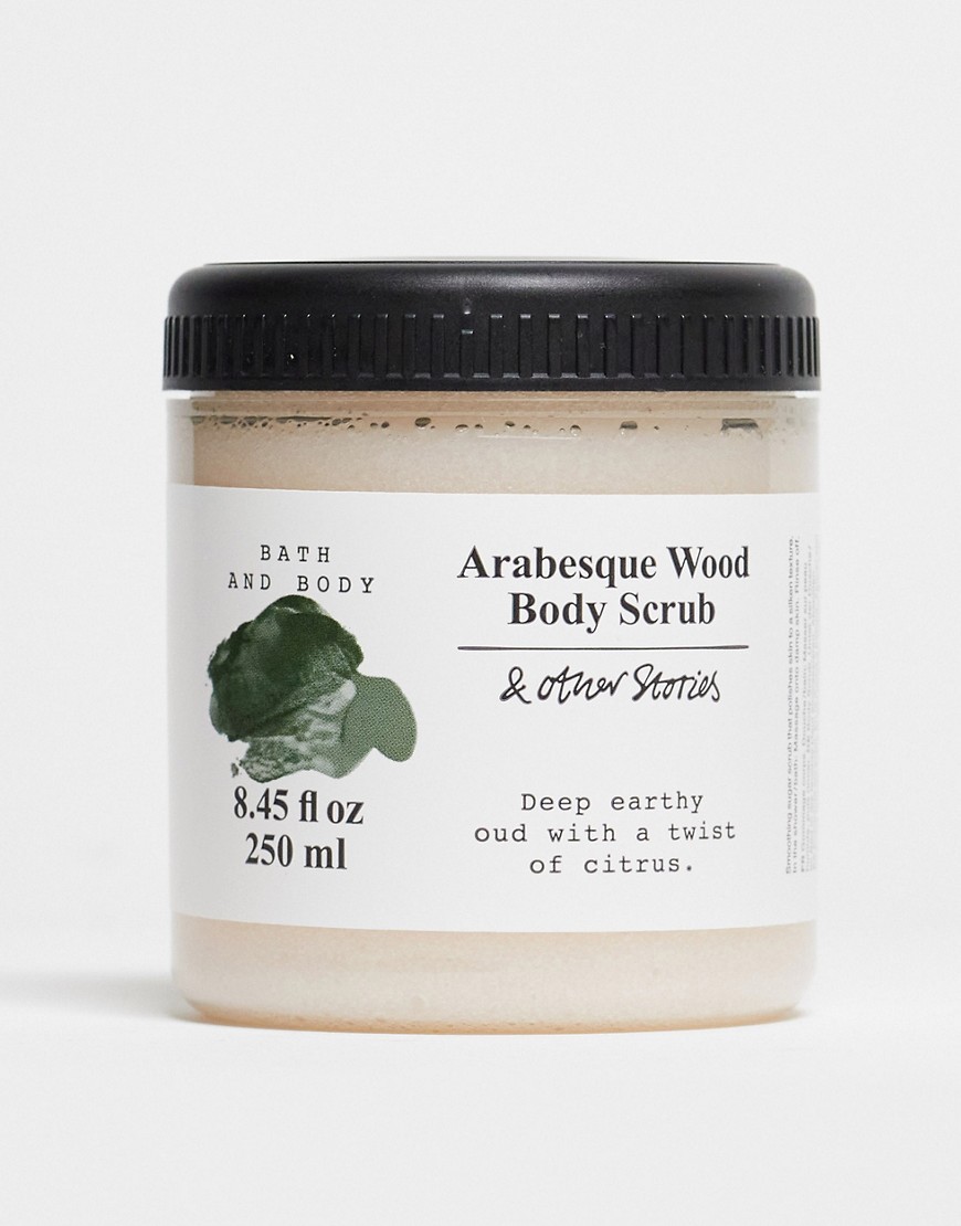 & Other Stories body scrub in Arabesque Wood-No colour