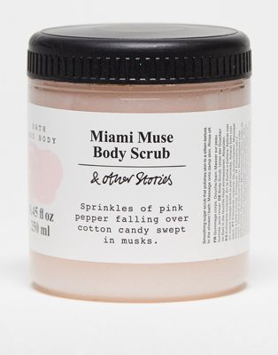 & Other Stories body scrub in miami muse