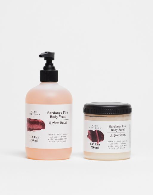 Other Stories body wash and scrub gift set in sardonyx fire ASOS