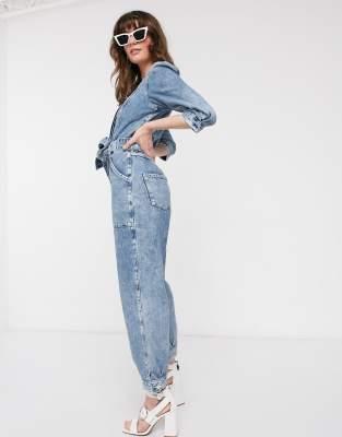 and other stories denim jumpsuit