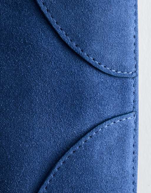 & Other Stories bolso de hombro mini de piel premium en azul, 3 de 3