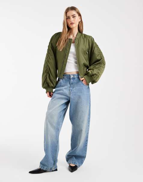 & Other Stories - Bomber leggero in nylon verde - view 1