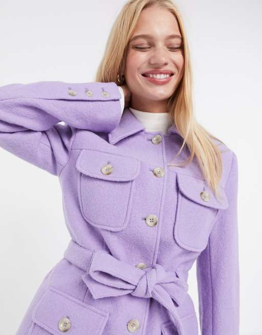 Purple wool hot sale jacket