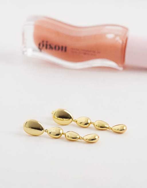 & Other Stories - Boucles d'oreilles pendantes avec boules - Doré, 2 de 4