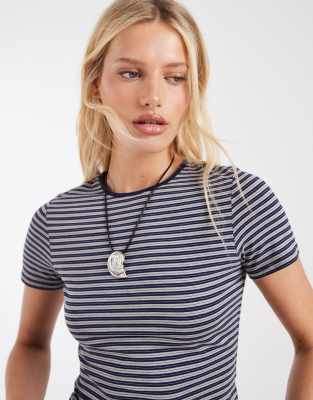 & Other Stories Boxy Oversized T-shirt In Blue