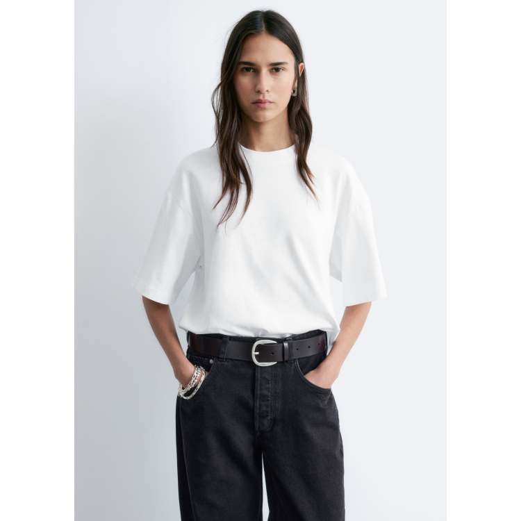 & Other Stories boxy oversized t-shirt in white | ASOS