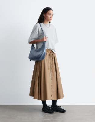 & Other Stories Boxy T-shirt In Blue