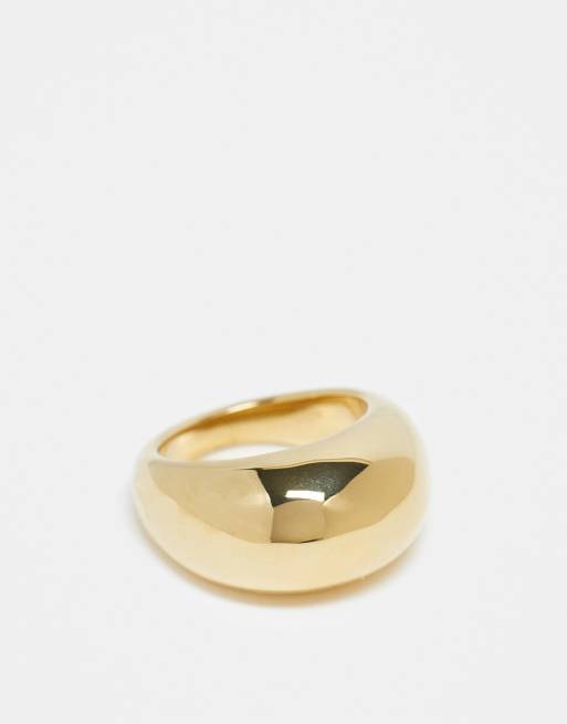 & Other Stories - Brede gladde ring in goud