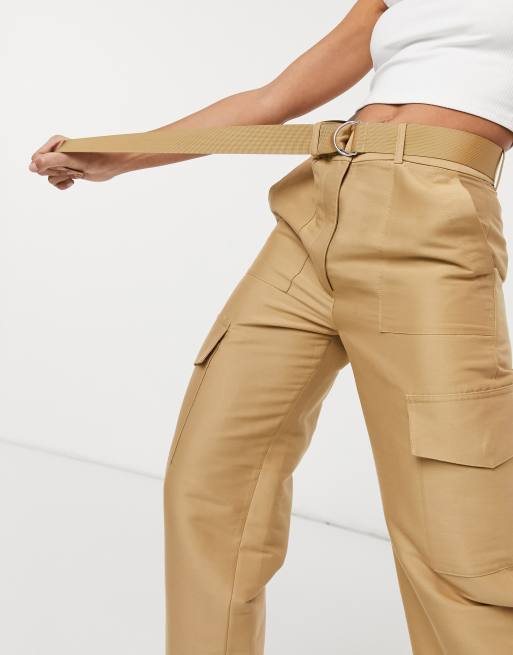 & Other Stories - Broek met utility zakken in beige