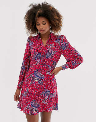 paisley mini dress