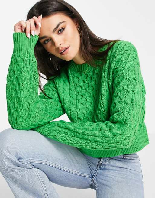 Asos cable 2024 knit jumper