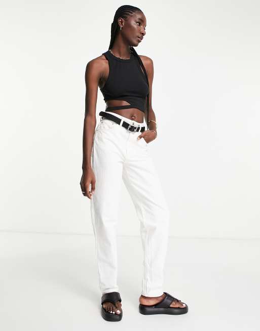 & Other Stories - Canotta corta nera con cut-out, 2 di 4