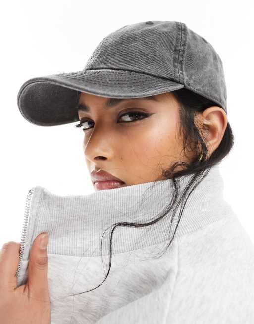 & Other Stories cap in washed grey, 2 of 4