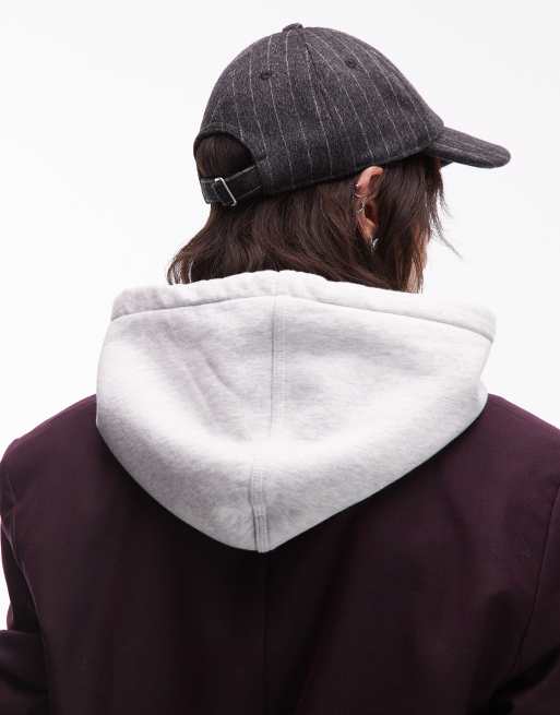 & Other Stories - Cappellino grigio scuro con motivo gessato, 2 di 3