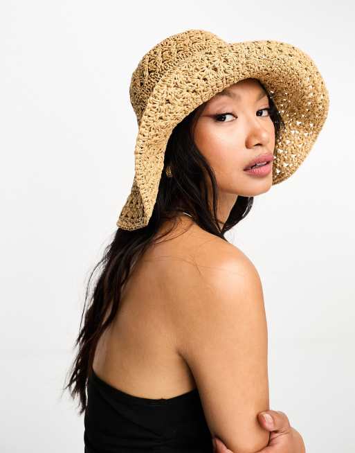 & Other Stories - Cappello da pescatore all'uncinetto colore neutro