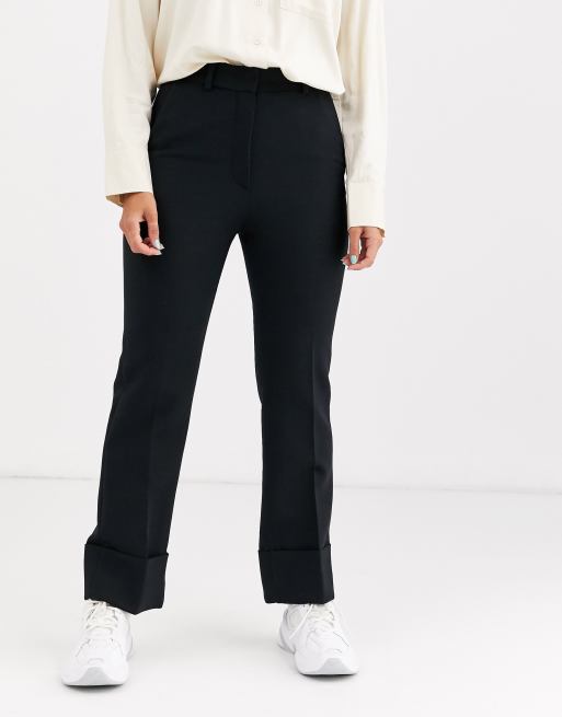 & Other Stories - Capsule - Pantaloni stile smoking di lana neri, 3 di 4