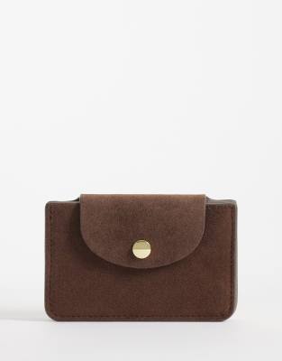 & Other Stories Card Holder With Flap In Brown