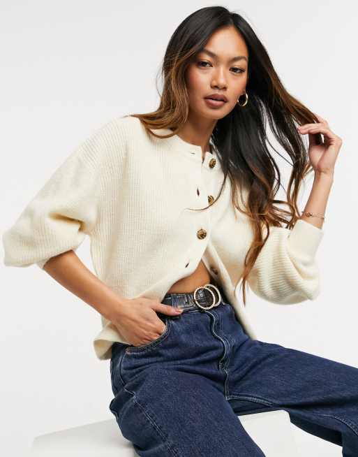 & Other Stories - Cardigan beige chiaro