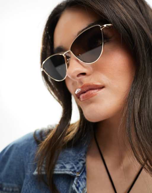 & Other Stories - Cat Eye-solbriller med tyndt guldfarvet stel, 4 af 4