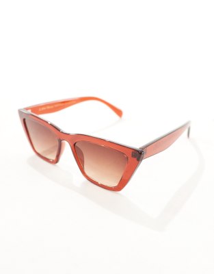 & Other Stories Cat Eye Sunglasses In Brown