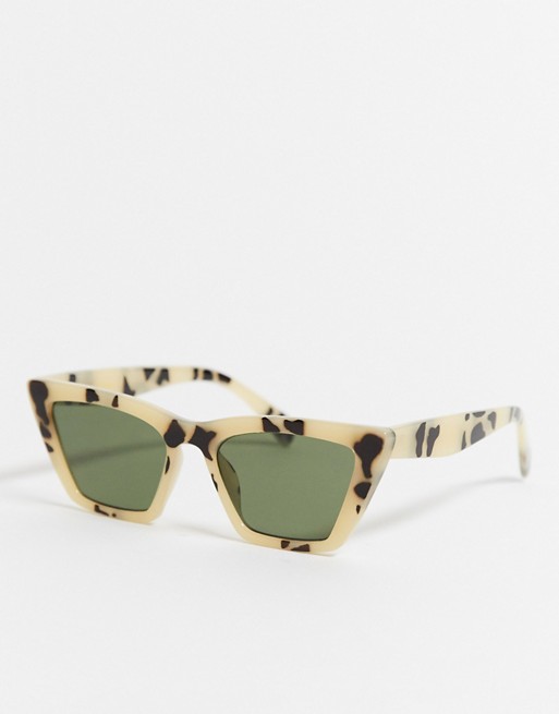 & Other Stories cat eye sunglasses in milky tortoiseshell