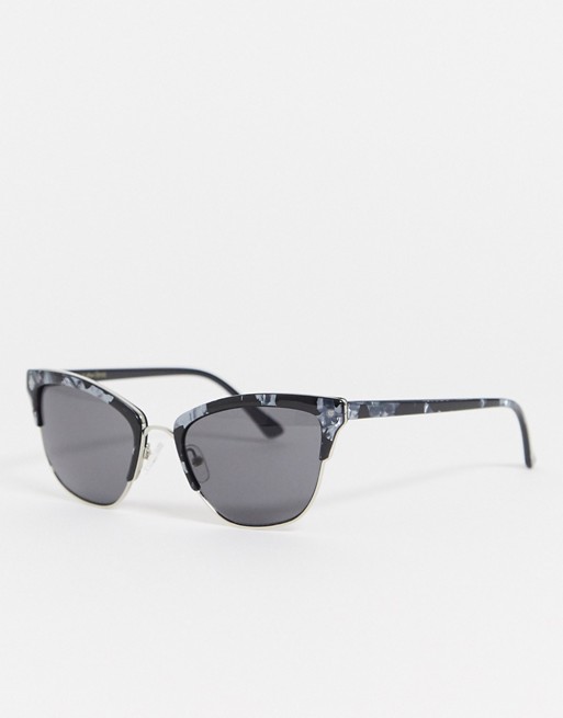 & Other Stories cat eye sunglasses in steel grey