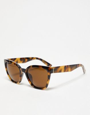 & Other Stories cat eye sunglasses in tortoiseshell - ASOS Price Checker