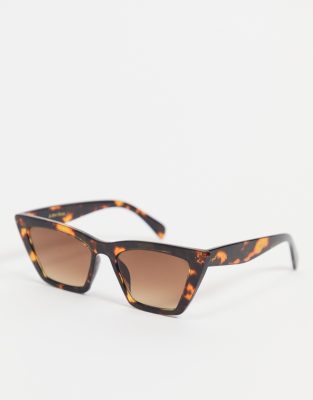 & Other Stories & Other Stories cat eye sunglasses in tortoiseshell-Brown
