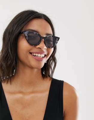 \u0026 Other Stories - Cat eye-zonnebril in grijs tortoise | ASOS