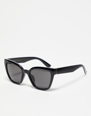 Cat Eye retro zonnebril dames kleine brillen dames/heren ovale roze bril dames, zwart geel2, één maat