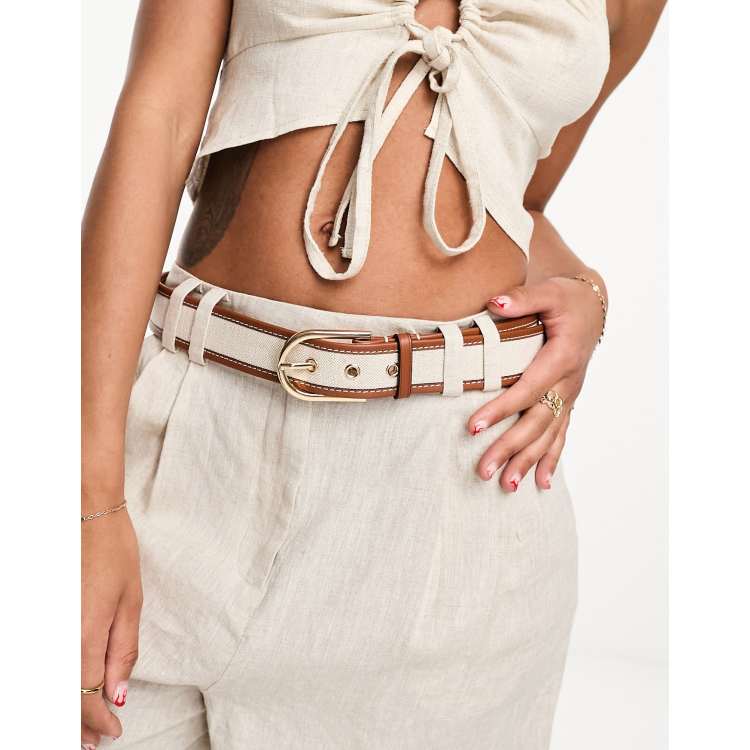 Ceinture en outlet lin