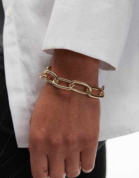 & Other Stories chain bracelet in gold - view 1